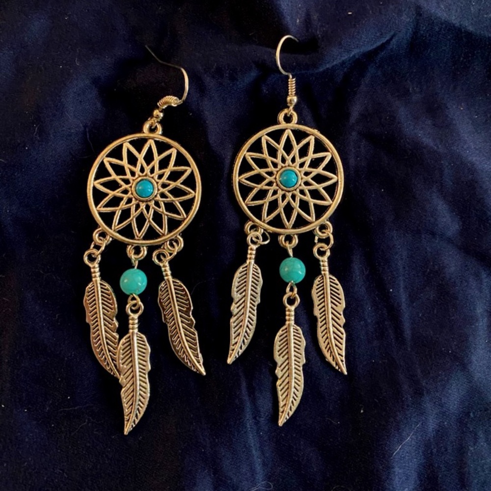 Silver Dream Catcher Earrings